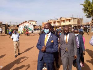 Read more about the article Sports Minister Hamson Obua breaks ground for the construction of a state of the art sports complex in Kamwokya