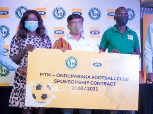 Read more about the article Onduparaka Football Club and telecommunication giants MTN renew their pact for the rest of the season
