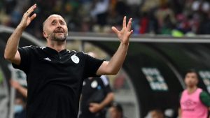 Read more about the article Algerian coach Belmadi rues luck in defeat to Equatorial Guinea