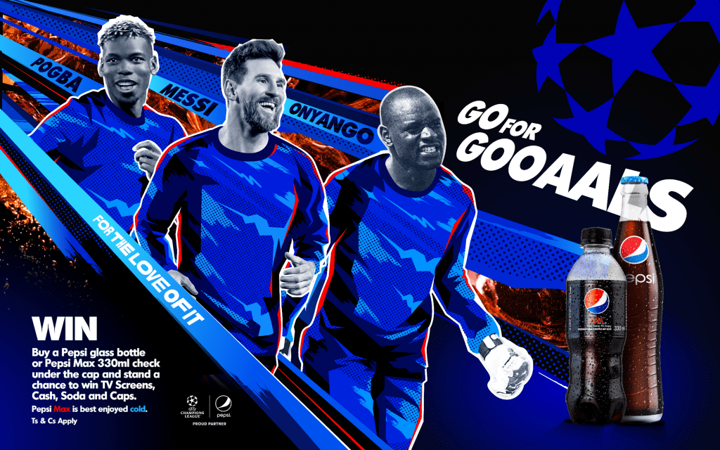You are currently viewing Onyango among star-studded Pepsi ‘Go for Goals’ campaign